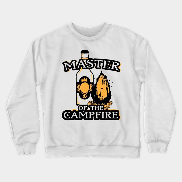 Master Of The Campfire Camping Crewneck Sweatshirt by chrizy1688